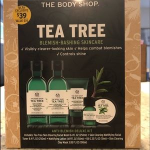 the body shop tea tree blemish bashing kit